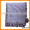150D/288F super soft coral fleece +PV fleece blanket