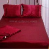 16MM 100% Silk Bedding Sets Red Color