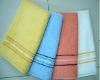 16S SOLID COLOUR JACQUARD BATH TOWEL