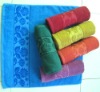 16S SOLID COLOUR JACQUARD BATH TOWEL