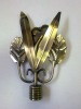 16mm flower shape brass metal finial