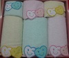 16s pure cotton towel with EMBD