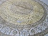 16x16ft round hand knotted silk carpet