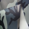 190T Nylon(Navy Camouflage) milky coating fabric