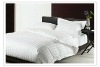 1cm satin stripe hotel bedding set