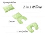 2 in 1 microbead pillow / EPS filled pillow / polystyrene bead cushion / travel pillow