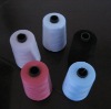 20/2-60/3 ring spun raw white and dyed 100% polyester sewing thread