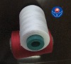 20/2-60/3 ring spun raw white and dyed 100% polyester sewing thread