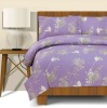 200TC 100% flower printing bed cover set