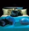 2011 Beautiful Blue Sheepskin Pillow A Grade