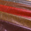 2011 Crinkle foil suede leather for handbags bags