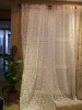 2011 European classic  polyester burnout sheer curtain