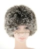 2011 Genuine  Fox Fur Knitted Hat