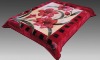 2011 Hot Sell and New Flower Carved Polyester Blanket