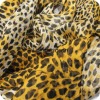 2011 Leopard-print silk chiffon fabric