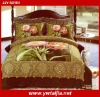 2011 New 4pcs 100% cotton twill printed bed sheet sets