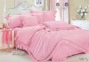2011 New Hot Brand home cotton wedding bedsheet king queen size quilt cover pillowslip neckroll love kills slowly Paypal