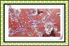 2011 New design handmade flowers embroidered fabric