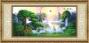 2011 Newest  Beautiful  Landscape  Cross Stitch Fabric