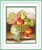 2011 Newest Handmade Flower Basket Embroidery Works