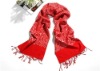 2011 Popular ladies' digital printing cotton & viscose scarf