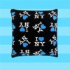2011 Square shape printed back pillow