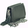 2011 fashion black lady handbag