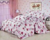 2011 fashion design 100% cotton printing bed linen with 4 pcs