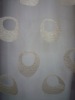 2011 fashion floral embroidered window sheer gauze voile curtain fabric