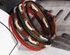 2011 fashion leather bracelet -01