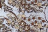 2011 fashionable embroidered fabric design with handwork