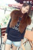 2011 fashionable winter wedding fox fur shawls & waistcoat