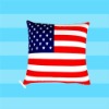 2011 fashional printed flag cushion