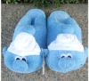 2011 hot item plush smurf  indoor slipper