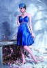 2011 hot sell lady blue formal evening dress