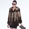 2011 hot sell mink fur coat