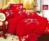 2011 love printed bedsheets cotton/bedding sheet