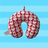 2011 lovely u shape printed foam pillow