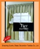 2011 new 100% Polyester kitchen cafe curtains