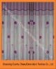 2011 new 100%polyester blackout rose  printed  curtain fabric