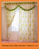2011 new 100% polyester print   Velvet Curtain Fabric