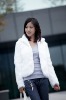 2011 new Ladies Genuine rabbit fur coat women fur jacket