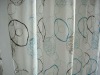 2011 new design 100%polyester embroidery sheer curtain
