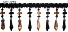 2011 new design  beaded trimmings for curtain accessories