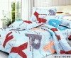 2011 new design children cartoon printed bed set