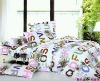 2011 new design children reactive printed bed set