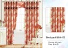 2011 new design floral dobby jacquard printed window blackout curtain