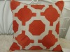 2011 new design of embroidery and appilque pillow