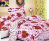 2011 new design reactive printed bedding set