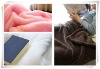 2011 new fashion 100%polyester solid color coral fleece thick blanket